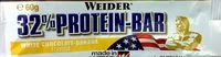 Mängden socker i 32% Protein-Bar White Chocolate-Banana Flavour
