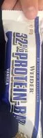 Mängden socker i weider 32%protein bar