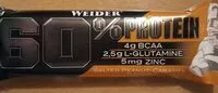 Mängden socker i 60% Protein Salted Peanut-caramel