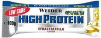 Mängden socker i High Protein Low Carb Stracciatella flavour