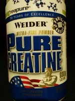 Mängden socker i Pure Creatine