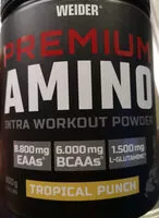 Mängden socker i Premium Amino intra workout powder