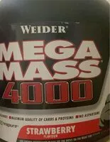 Mängden socker i Mega mass