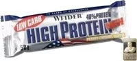 Mängden socker i Weider Low Carb High Protein Bar 25 X 50G Riegel Merken