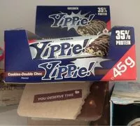 Mängden socker i Yippie cookies-double choc