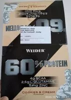 Mängden socker i Barre protéines