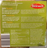 Mängden socker i Pieczywo pita
