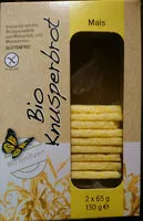 Mängden socker i Bio Knusperbrot Mais