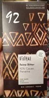 Mängden socker i Feine Bitter 92% Cacao