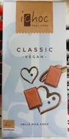 Mängden socker i Ichoc Milkless - Rice Choc Classic, 80 GR Stück -vegan