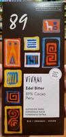 Mängden socker i Vivani 89% cacao Peru