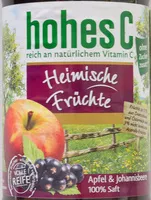 Mängden socker i Heimische Früchte Apfel & Johannisbeere