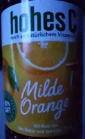 Mängden socker i hohes C Milde Orange