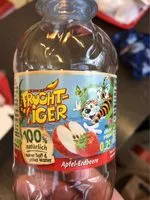 Mängden socker i Frucht-Tiger Apfel-Erdbeere