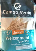 Mängden socker i Weizenmehl 550