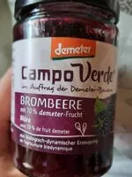 Mängden socker i Brombeere