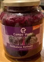 Mängden socker i Delikatess Rotkohl