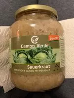 Mängden socker i Sauerkraut Campo Verde