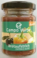 Mängden socker i Brotaufstrich Paprika-Olive