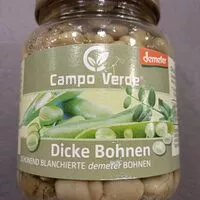 Mängden socker i Dicke Bohnen im Glas