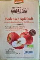 Mängden socker i Bodensee Apfelsaft