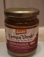 Mängden socker i Campo Verde Erdnussmus cremig