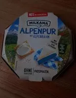 Mängden socker i Alpenpur mit Alpenrahm