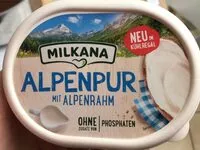 Mängden socker i Alpenpur mit alpenrahm