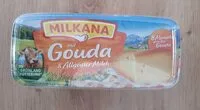 Mängden socker i Käse Milkana mit Gouda