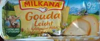 Mängden socker i Gouda Leicht und Allgaeuer Milch