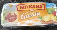 Mängden socker i Milkana mit Gouda - Streichkäse