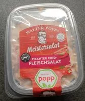 Mängden socker i Meistersalat Pikanter Rindfleischsalat