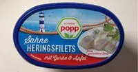 Mängden socker i Sahne Heringsfilets