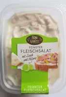 Mängden socker i Feinster Fleischsalat mit Lauch und Sellerie