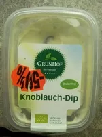 Mängden socker i Knoblauch-Dip