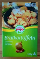 Mängden socker i Bratkartoffeln pfannenfertig mit Speck und Zwiebeln