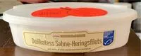 Mängden socker i Delikatess Sahne-Heringsfilets