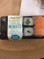 Mängden socker i 5 Sushi Box Minato