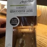 Mängden socker i Sandwich. Saumon