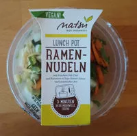 Mängden socker i Lunch Pot Ramen-Nudeln