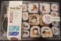 Mängden socker i Sushi Misaki
