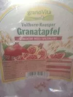 Mängden socker i Vollkorn -Knusper Granatapfel