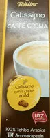 Mängden socker i Caffe crema