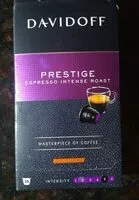Mängden socker i Prestige espresso