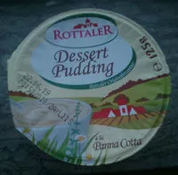 Mängden socker i Dessert Pudding Panna Cotta