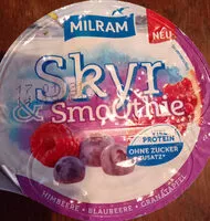 Mängden socker i Skyr & Smoothie Himbeere, Blaubeere, Granatapfel