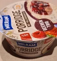 Mängden socker i Porridge mit Vollkornhafer Beerentrio