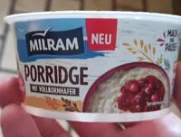 Mängden socker i Porridge Kirsch Cranberry