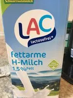 Mängden socker i Fettarme H Milch Lactosefrei 1, 5%