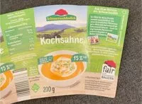 Mängden socker i Kochsahne
